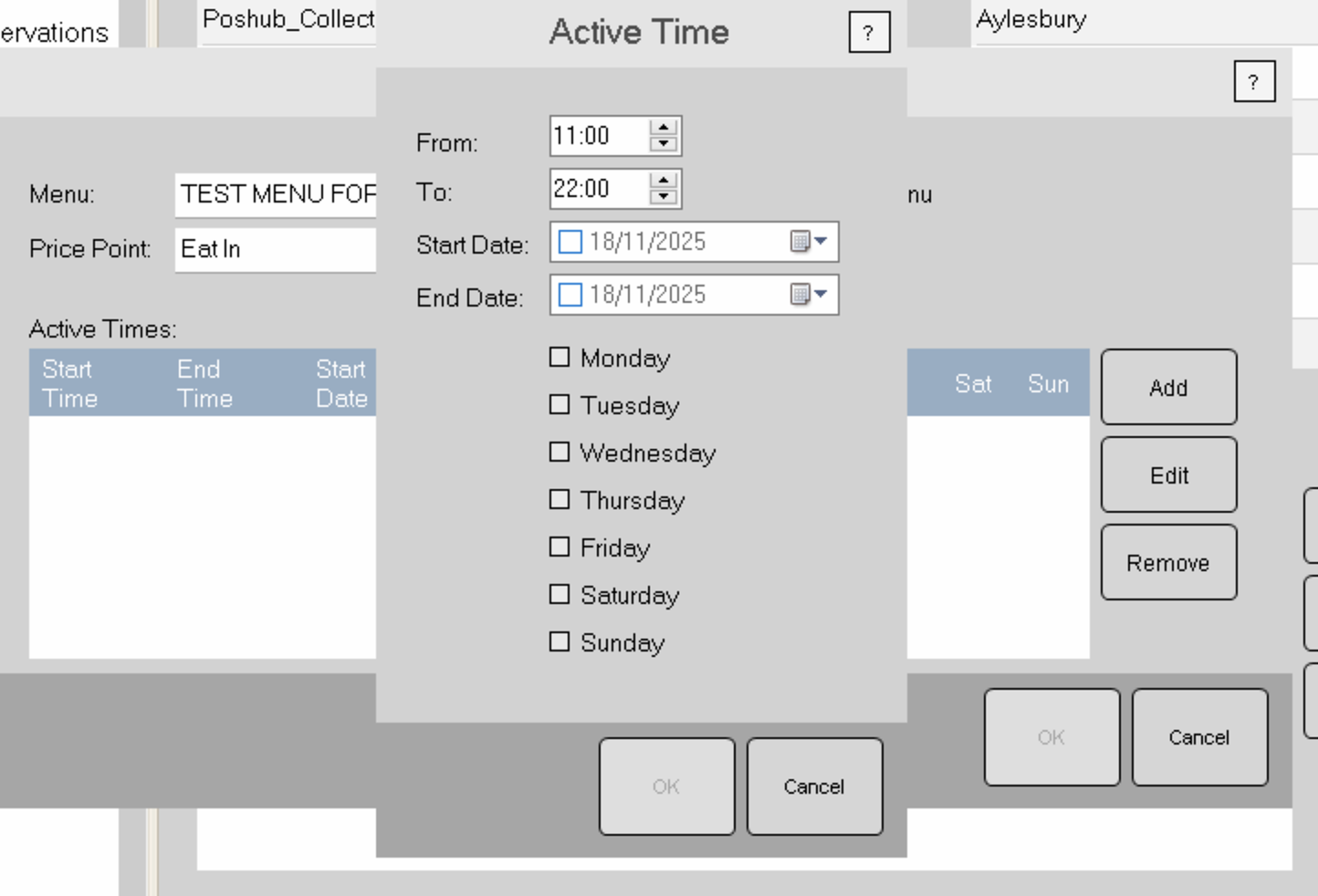 3SPOS Active Time Modal